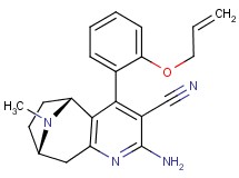 (5R*,8S*)-4-[2-(allyloxy)phenyl]-2-amino-10-methyl-6,7,8,9-tetrahydro-5H-5,8-epiminocyclohepta[b]pyridine-3-carbonitrile