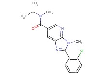 2-(2-chlorophenyl)-N-isopropyl-N,3-dimethyl-3H-imidazo[4,5-b]pyridine-6-carboxamide