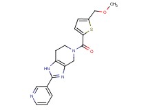 5-{[5-(methoxymethyl)-2-thienyl]carbonyl}-2-pyridin-3-yl-4,5,6,7-tetrahydro-1H-imidazo[4,5-c]pyridine