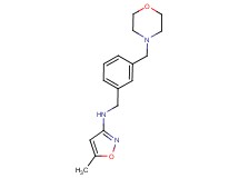 5-methyl-N-[3-(4-morpholinylmethyl)benzyl]-3-isoxazolamine