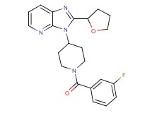 3-[1-(3-fluorobenzoyl)-4-piperidinyl]-2-(tetrahydro-2-furanyl)-3H-imidazo[4,5-b]pyridine