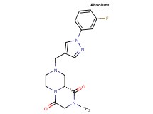 (9aR)-8-{[1-(3-fluorophenyl)-1H-pyrazol-4-yl]methyl}-2-methyltetrahydro-2H-pyrazino[1,2-a]pyrazine-1,4(3H,6H)-dione