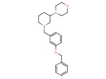 4-{1-[3-(benzyloxy)benzyl]-3-piperidinyl}morpholine