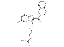 N-[2-({[6-chloro-2-(3,4-dihydro-2(1H)-isoquinolinylcarbonyl)imidazo[1,2-a]pyridin-3-yl]methyl}amino)ethyl]acetamide