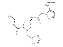 (4R)-N-ethyl-1-(1H-imidazol-2-ylmethyl)-4-{[(5-methyl-1H-pyrazol-1-yl)acetyl]amino}-L-prolinamide
