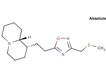 (1S,9aR)-1-(2-{3-[(methylthio)methyl]-1,2,4-oxadiazol-5-yl}ethyl)octahydro-2H-quinolizine