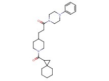 1-phenyl-4-{3-[1-(spiro[2.5]oct-1-ylcarbonyl)-4-piperidinyl]propanoyl}piperazine