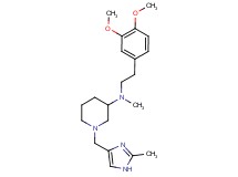 N-[2-(3,4-dimethoxyphenyl)ethyl]-N-methyl-1-[(2-methyl-1H-imidazol-4-yl)methyl]-3-piperidinamine
