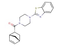 2-{4-[(1R*,2R*,4R*)-bicyclo[2.2.1]hept-5-en-2-ylcarbonyl]-1-piperazinyl}-1,3-benzothiazole