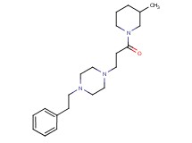 1-[3-(3-methylpiperidin-1-yl)-3-oxopropyl]-4-(2-phenylethyl)piperazine