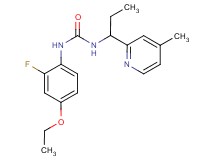 N-(4-ethoxy-2-fluorophenyl)-N'-[1-(4-methylpyridin-2-yl)propyl]urea