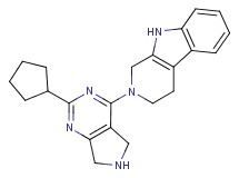 2-(2-cyclopentyl-6,7-dihydro-5H-pyrrolo[3,4-d]pyrimidin-4-yl)-2,3,4,9-tetrahydro-1H-beta-carboline