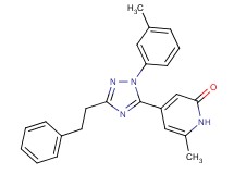 6-methyl-4-[1-(3-methylphenyl)-3-(2-phenylethyl)-1H-1,2,4-triazol-5-yl]pyridin-2(1H)-one