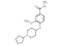 4-[(1-cyclopentylpiperidin-4-yl)oxy]-3-methoxy-N-methylbenzamide