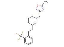 1-[(5-methyl-1,2,4-oxadiazol-3-yl)methyl]-3-{2-[2-(trifluoromethyl)phenyl]ethyl}piperidine