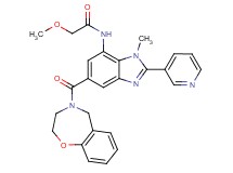N-[5-(2,3-dihydro-1,4-benzoxazepin-4(5H)-ylcarbonyl)-1-methyl-2-(3-pyridinyl)-1H-benzimidazol-7-yl]-2-methoxyacetamide