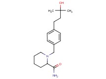 1-[4-(3-hydroxy-3-methylbutyl)benzyl]-2-piperidinecarboxamide