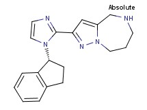 2-{1-[(1S)-2,3-dihydro-1H-inden-1-yl]-1H-imidazol-2-yl}-5,6,7,8-tetrahydro-4H-pyrazolo[1,5-a][1,4]diazepine