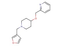 2-({[1-(3-furylmethyl)piperidin-4-yl]oxy}methyl)pyridine