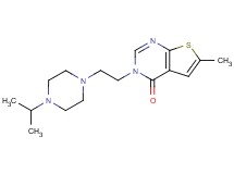 3-[2-(4-isopropylpiperazin-1-yl)ethyl]-6-methylthieno[2,3-d]pyrimidin-4(3H)-one