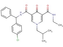 N-[(4-chlorophenyl)(phenyl)methyl]-N'-ethyl-1-isobutyl-4-oxo-1,4-dihydro-3,5-pyridinedicarboxamide