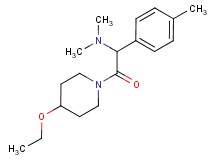 2-(4-ethoxy-1-piperidinyl)-N,N-dimethyl-1-(4-methylphenyl)-2-oxoethanamine