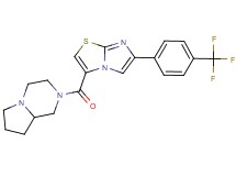 2-({6-[4-(trifluoromethyl)phenyl]imidazo[2,1-b][1,3]thiazol-3-yl}carbonyl)octahydropyrrolo[1,2-a]pyrazine