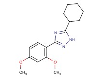 5-cyclohexyl-3-(2,4-dimethoxyphenyl)-1H-1,2,4-triazole