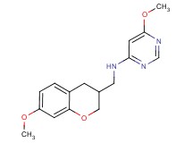 6-methoxy-N-[(7-methoxy-3,4-dihydro-2H-chromen-3-yl)methyl]pyrimidin-4-amine