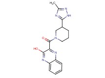 3-{[3-(3-methyl-1H-1,2,4-triazol-5-yl)-1-piperidinyl]carbonyl}-2-quinoxalinol