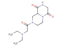 8-[(diethylamino)acetyl]tetrahydro-2H-pyrazino[1,2-a]pyrazine-1,4(3H,6H)-dione