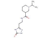 1-isopropyl-N-[2-(5-oxo-4,5-dihydro-1H-1,2,4-triazol-3-yl)ethyl]-3-piperidinecarboxamide
