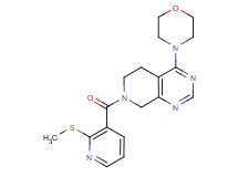 7-{[2-(methylthio)pyridin-3-yl]carbonyl}-4-morpholin-4-yl-5,6,7,8-tetrahydropyrido[3,4-d]pyrimidine