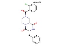 (3R,9aR)-3-benzyl-8-(2-chlorobenzoyl)tetrahydro-2H-pyrazino[1,2-a]pyrazine-1,4(3H,6H)-dione