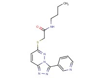N-butyl-2-{[3-(3-pyridinyl)[1,2,4]triazolo[4,3-b]pyridazin-6-yl]thio}acetamide