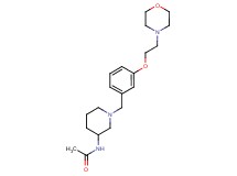 N-{1-[3-(2-morpholin-4-ylethoxy)benzyl]piperidin-3-yl}acetamide