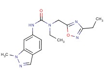 N-ethyl-N-[(3-ethyl-1,2,4-oxadiazol-5-yl)methyl]-N'-(1-methyl-1H-indazol-6-yl)urea