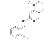 N~2~-[(2-aminopyridin-3-yl)methyl]-5-fluoro-N~4~,N~4~-dimethylpyrimidine-2,4-diamine