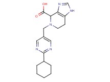 5-[(2-cyclohexyl-5-pyrimidinyl)methyl]-4,5,6,7-tetrahydro-1H-imidazo[4,5-c]pyridine-4-carboxylic acid