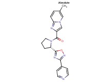 6-methyl-2-({(2S)-2-[3-(4-pyridinyl)-1,2,4-oxadiazol-5-yl]-1-pyrrolidinyl}carbonyl)imidazo[1,2-a]pyridine