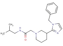 2-[3-(1-benzyl-1H-imidazol-2-yl)-1-piperidinyl]-N-isobutylacetamide
