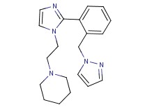 1-(2-{2-[2-(1H-pyrazol-1-ylmethyl)phenyl]-1H-imidazol-1-yl}ethyl)piperidine