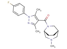 (1S*,5R*)-6-{[1-(4-fluorophenyl)-3,5-dimethyl-1H-pyrazol-4-yl]carbonyl}-3-methyl-3,6-diazabicyclo[3.2.2]nonane
