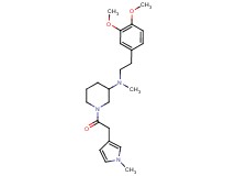 N-[2-(3,4-dimethoxyphenyl)ethyl]-N-methyl-1-[(1-methyl-1H-pyrrol-3-yl)acetyl]-3-piperidinamine