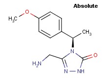5-(aminomethyl)-4-[(1R)-1-(4-methoxyphenyl)ethyl]-2,4-dihydro-3H-1,2,4-triazol-3-one