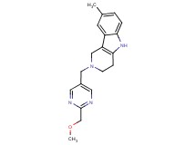 2-{[2-(methoxymethyl)pyrimidin-5-yl]methyl}-8-methyl-2,3,4,5-tetrahydro-1H-pyrido[4,3-b]indole