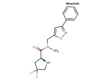 4,4-difluoro-N-methyl-N-[(3-phenyl-5-isoxazolyl)methyl]-L-prolinamide hydrochloride