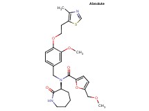 5-(methoxymethyl)-N-{3-methoxy-4-[2-(4-methyl-1,3-thiazol-5-yl)ethoxy]benzyl}-N-[(3S)-2-oxo-3-azepanyl]-2-furamide
