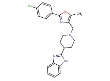2-(1-{[2-(4-chlorophenyl)-5-methyl-1,3-oxazol-4-yl]methyl}-4-piperidinyl)-1H-benzimidazole