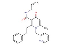 N-allyl-6-methyl-4-oxo-2-(2-phenylethyl)-1-(2-pyridinylmethyl)-1,4-dihydro-3-pyridinecarboxamide
